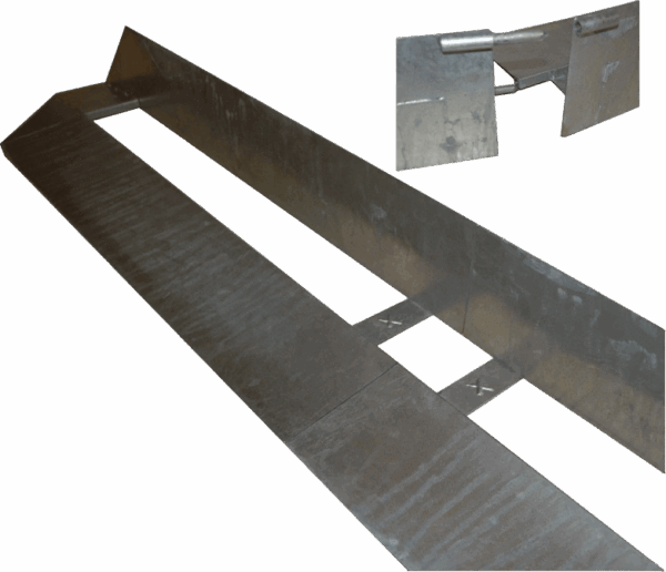 Doelbak 3m thermisch verzinkt (paar)