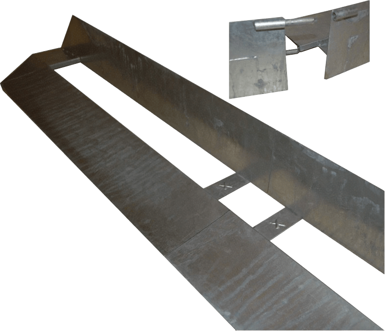 Doelbak 3m thermisch verzinkt (paar)