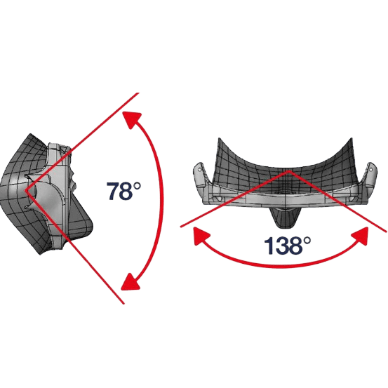 Bril Sphera X van Aqualung wit/zilver frame doorzichtige rok spiegellenzen - Afbeelding 3
